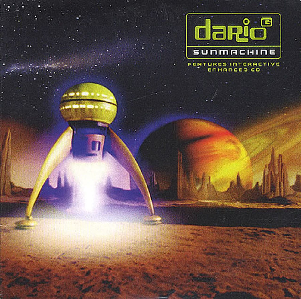 Dario G Sunmachine UK CD single (CD5 / 5") WEA173CD