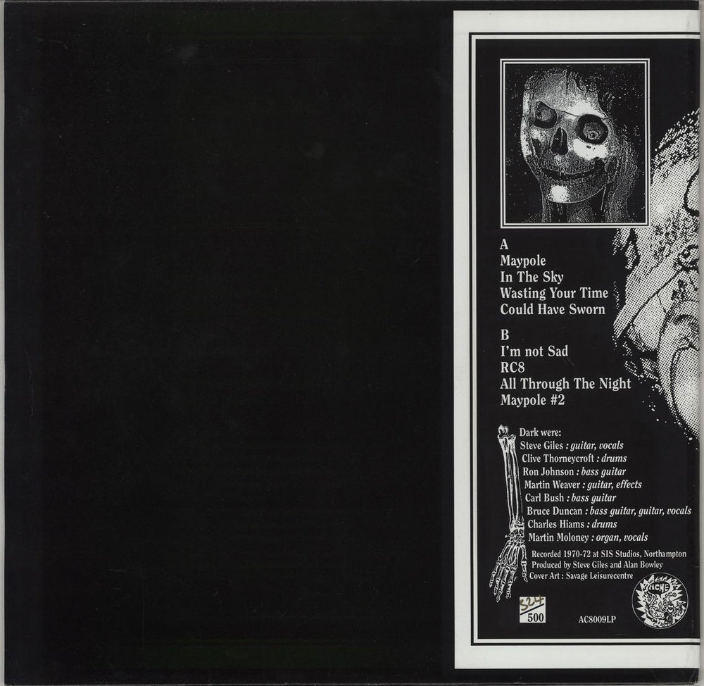 Dark Artefacts From The Black Museum UK vinyl LP album (LP record)