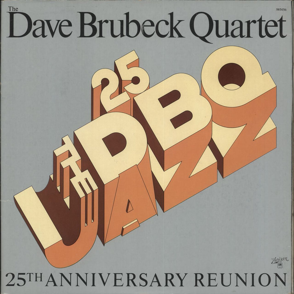 Dave Brubeck 25th Anniversary Reunion French vinyl LP album (LP record) 985056