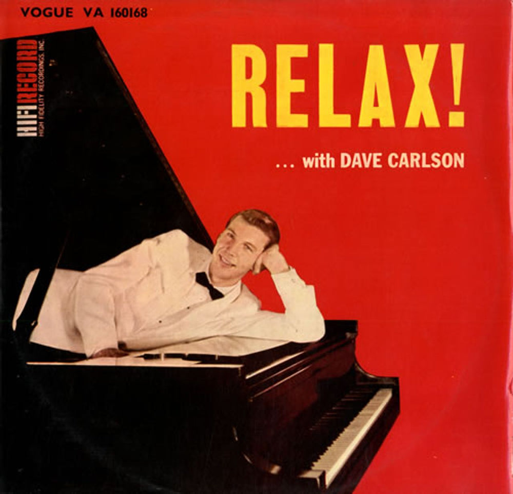 Dave Carlson Relax! UK vinyl LP album (LP record) VA160168