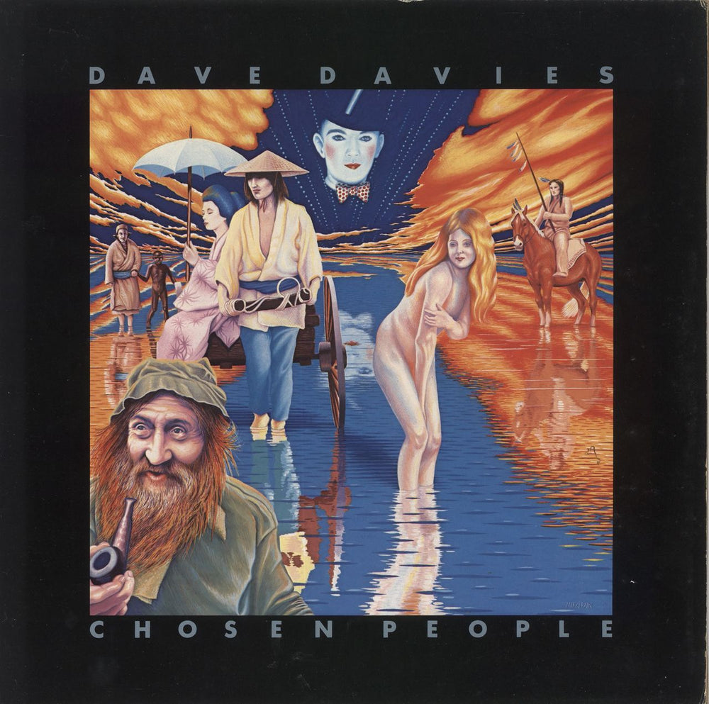 Dave Davies Chosen People German vinyl LP album (LP record) 92-3917-1