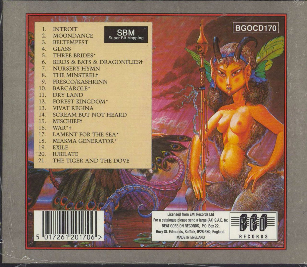 Dave Greenslade The Pentateuch Of The Cosmogony UK CD album (CDLP) 5017261201706