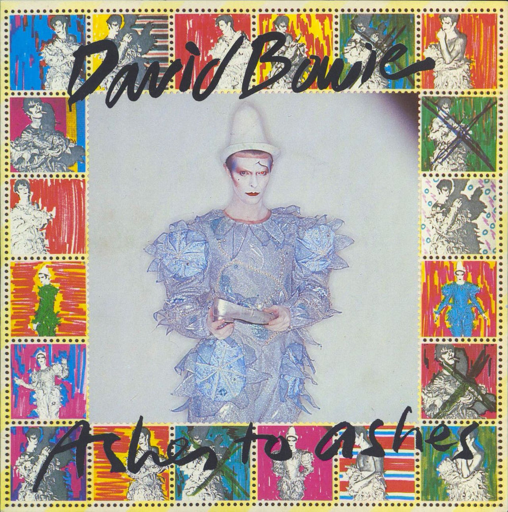 David Bowie Ashes To Ashes - P/S C + Stamps - solid UK 7" vinyl single (7 inch record / 45) BOW6