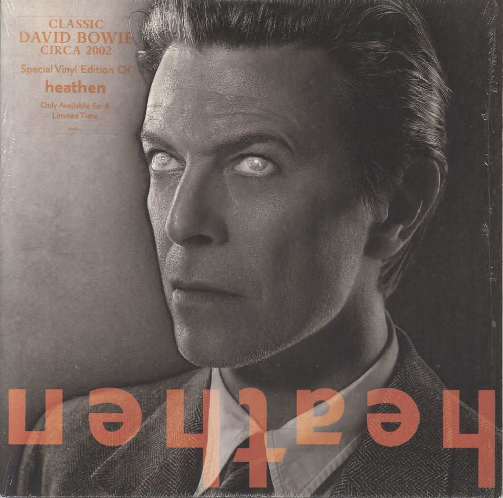 David Bowie Heathen - Special Edition - Stickered Shrink US vinyl LP album (LP record) C86630