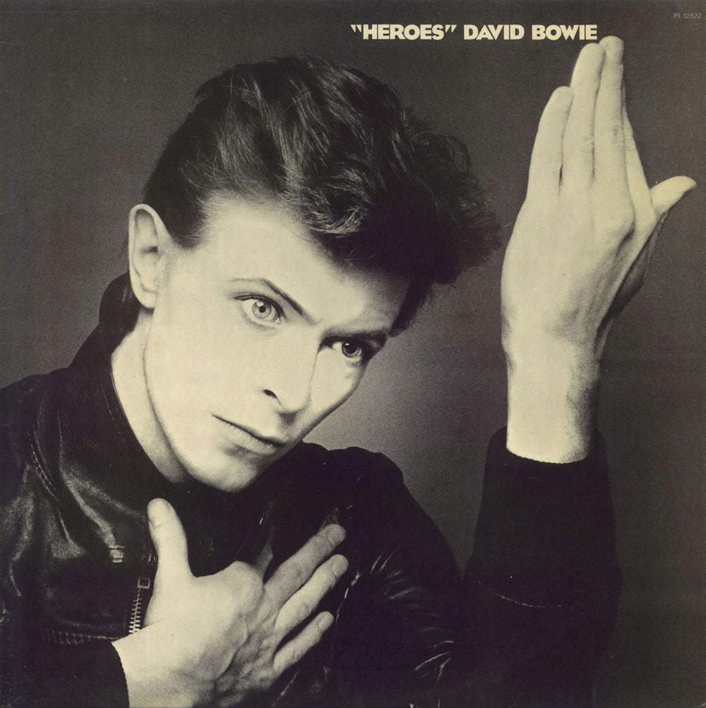 David Bowie Heroes - Glossy Sleeve - A2/B2 UK vinyl LP album (LP record) PL12522