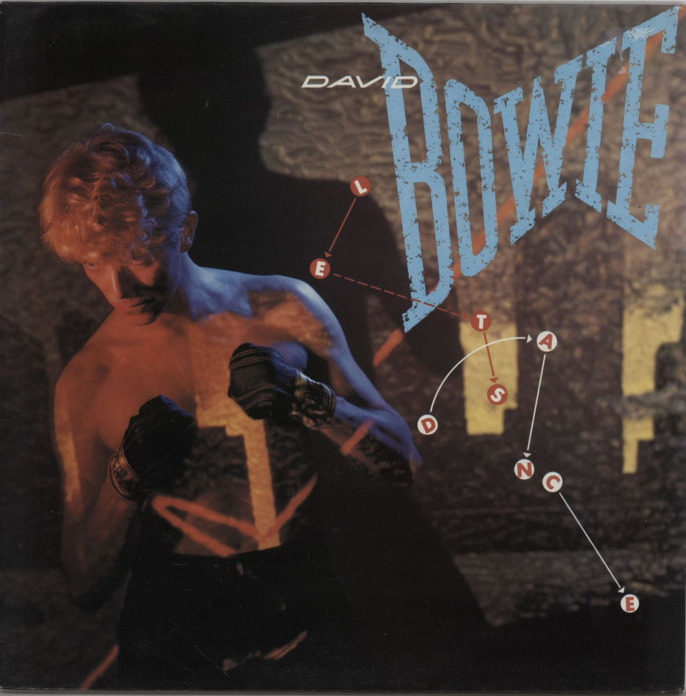 David Bowie Let's Dance - Barcoded Sleeve UK vinyl LP album (LP record) AML3029