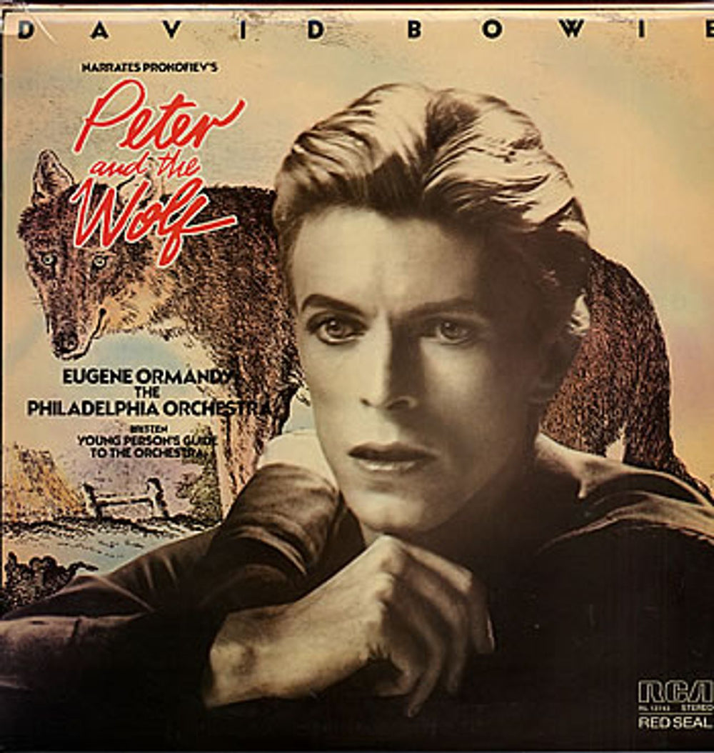 David Bowie Peter And The Wolf UK vinyl LP album (LP record) RL12743