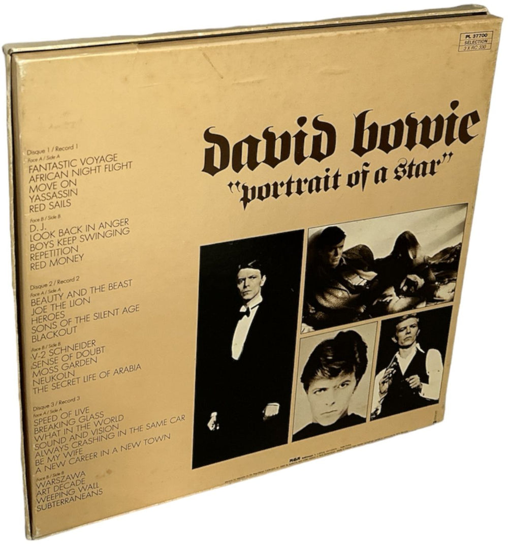 David Bowie Portrait Of A Star - EX French Vinyl Box Set