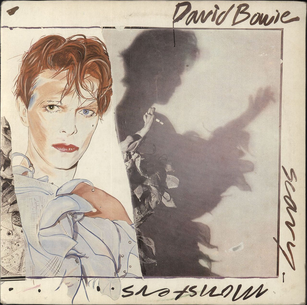 David Bowie Scary Monsters - EX Italian vinyl LP album (LP record) PL13647