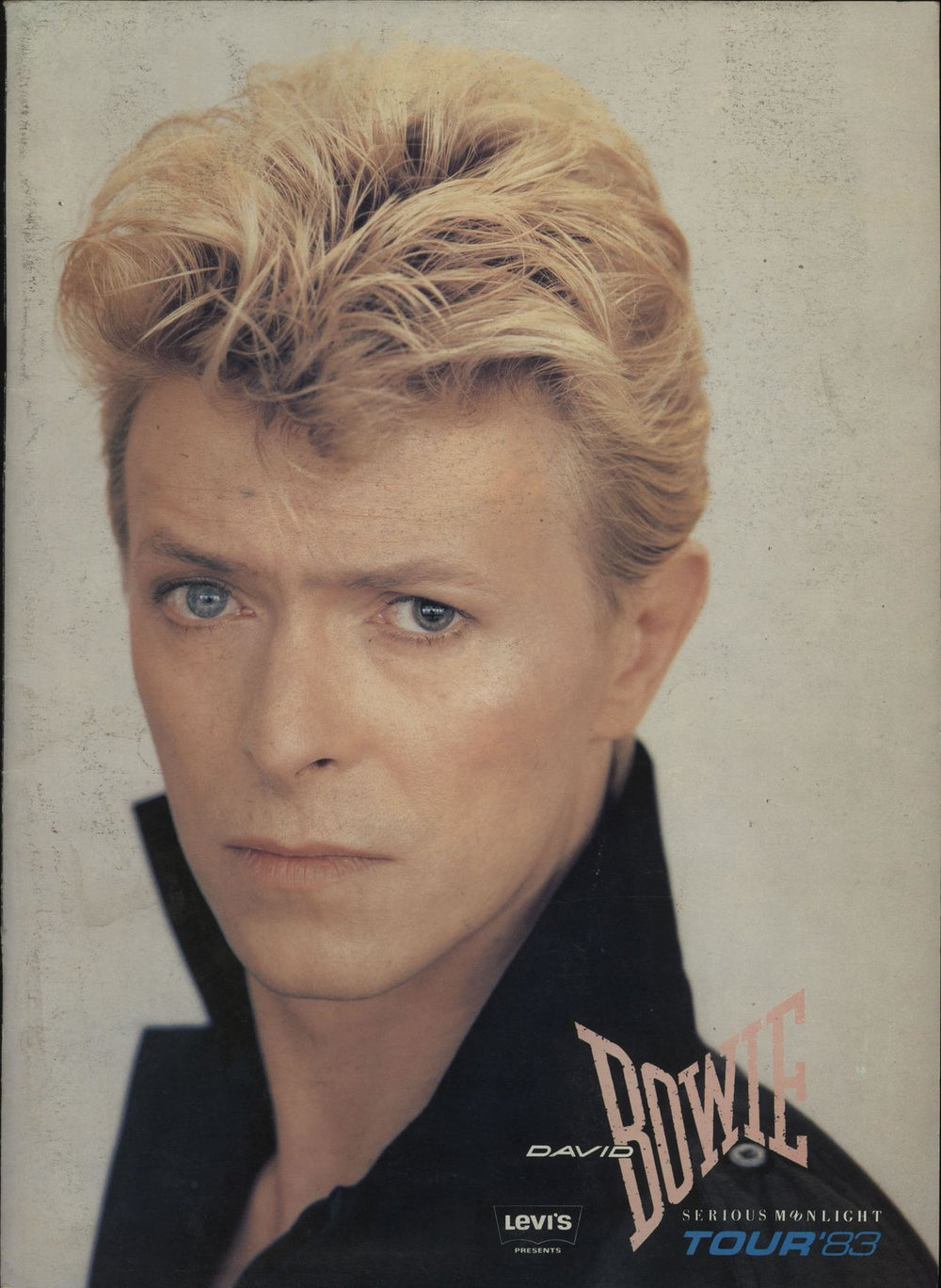 David Bowie Serious Moonlight Tour 83 - Levi Sponsored UK tour programme TOUR PROGRAM