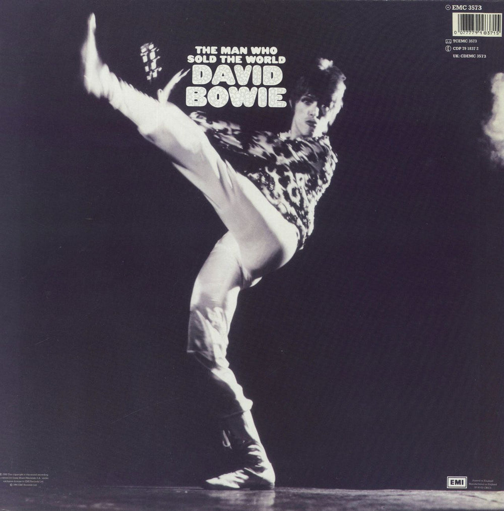 David Bowie The Man Who Sold The World - Dress Cover Art UK vinyl LP album (LP record) 077779183715