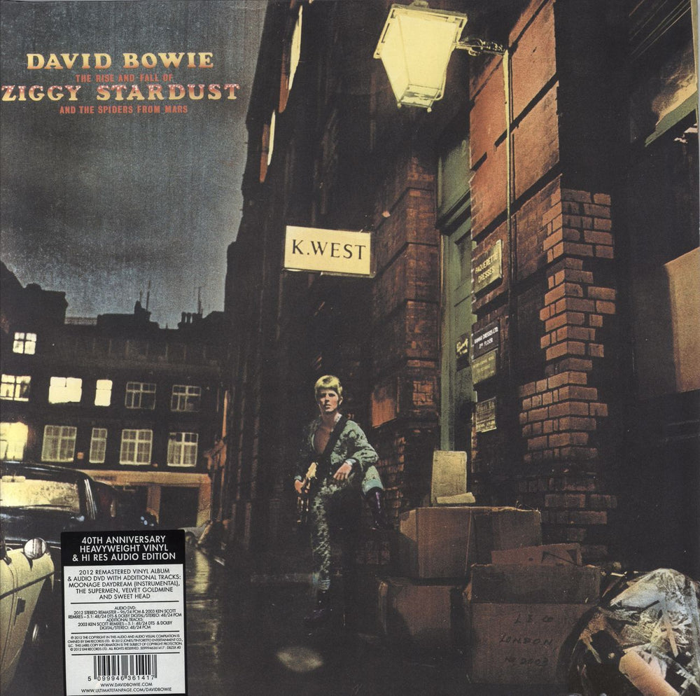 David Bowie The Rise And Fall Of Ziggy - 180gm Vinyl + Hype Stickered UK vinyl LP album (LP record) DBZSX40