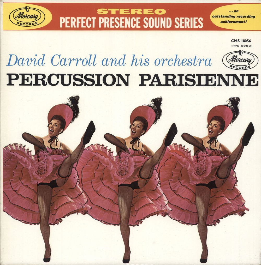 David Carroll Percussion Parisienne UK vinyl LP album (LP record) CMS18056