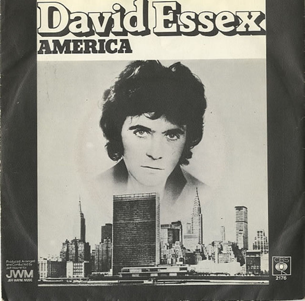 David Essex America Dutch 7" vinyl single (7 inch record / 45) CBS2176