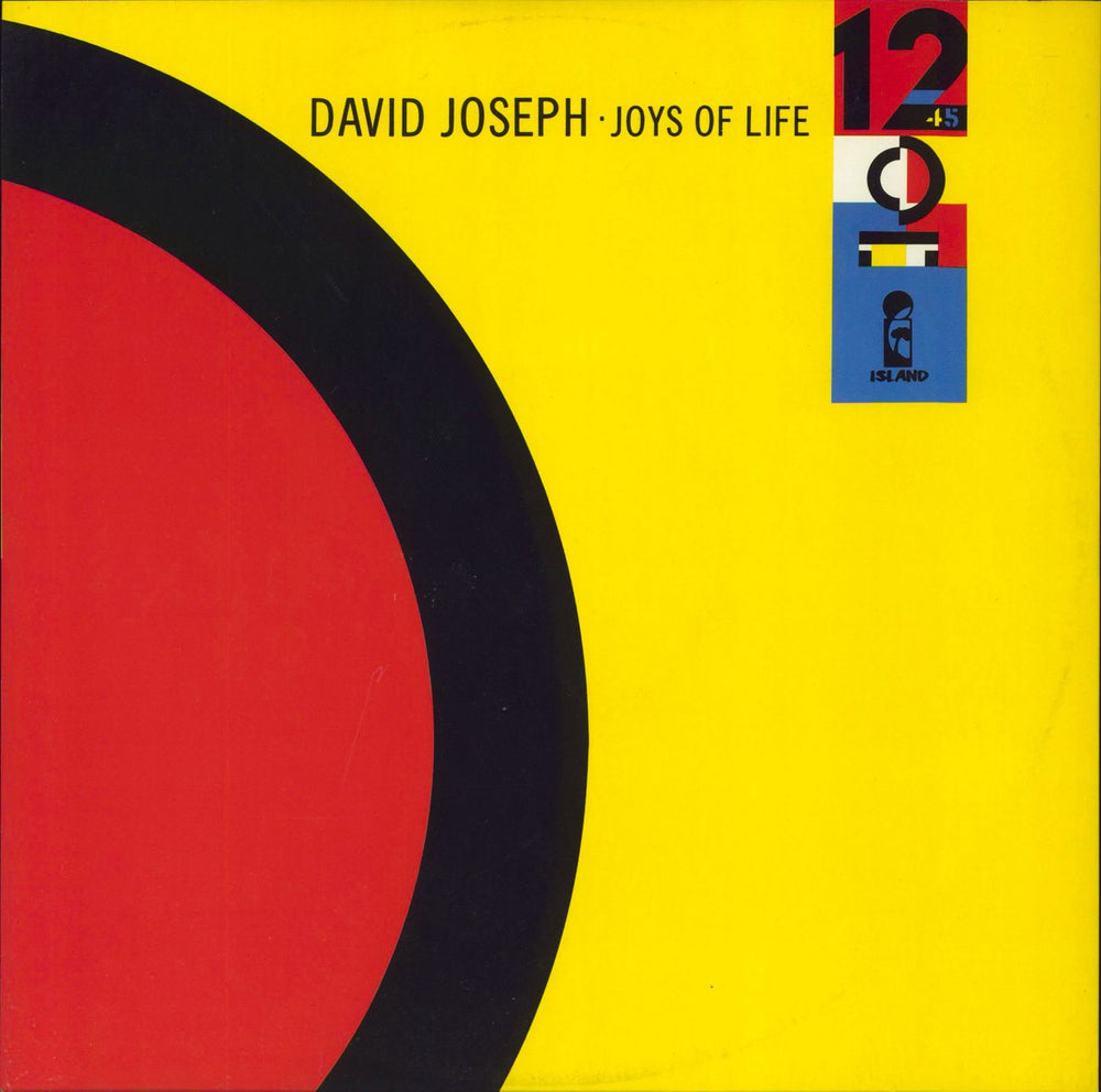 David Joseph Joys Of Life UK 12" vinyl single (12 inch record / Maxi-single) 12IS153