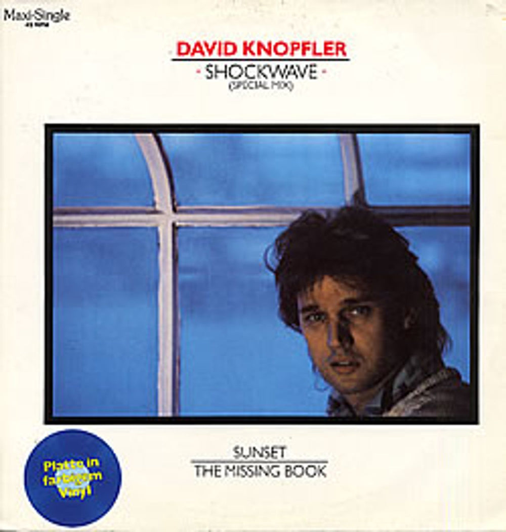 David Knopfler Shockwave German 12" vinyl single (12 inch record / Maxi-single) INT125.231