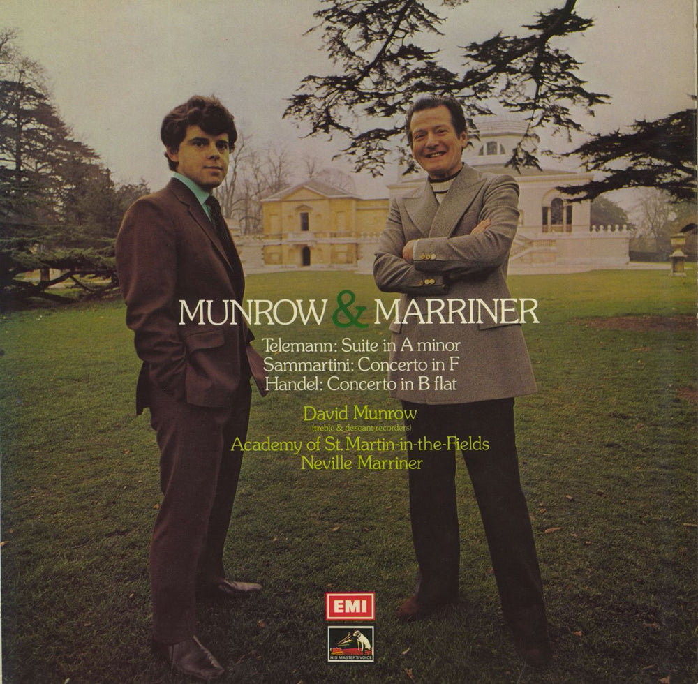 David Munrow Munrow & Marriner UK vinyl LP album (LP record) ASD3028