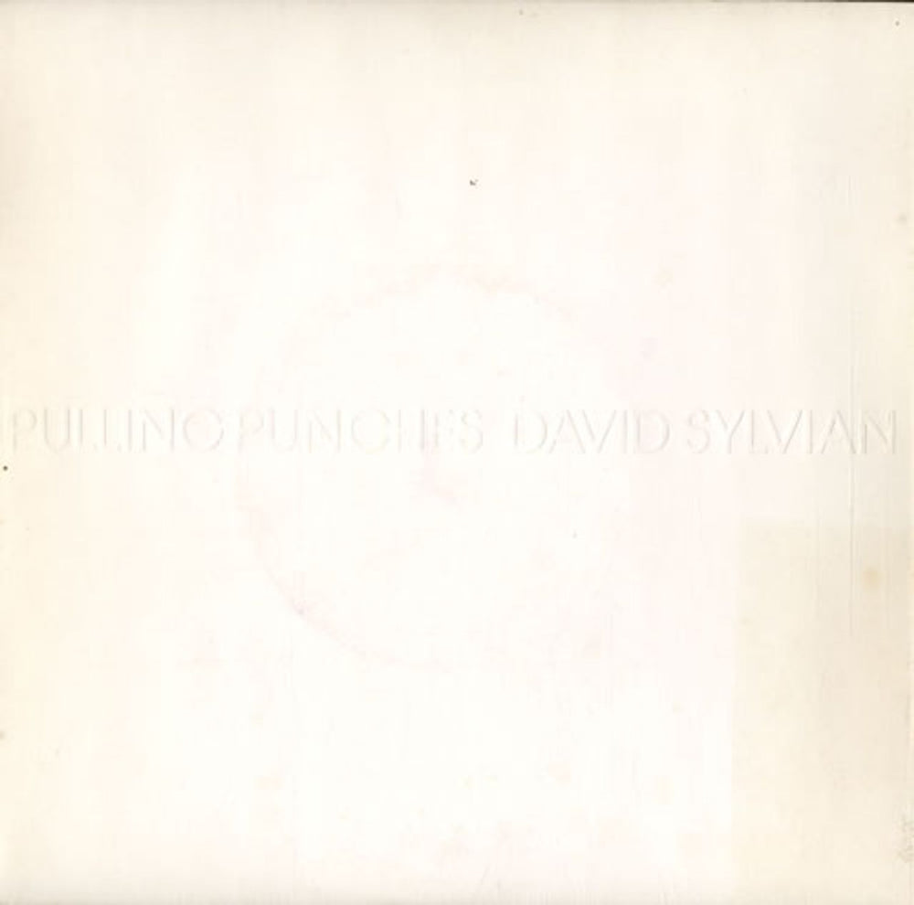 David Sylvian Pulling Punches + Postcards UK 7" vinyl single (7 inch record / 45) VS717