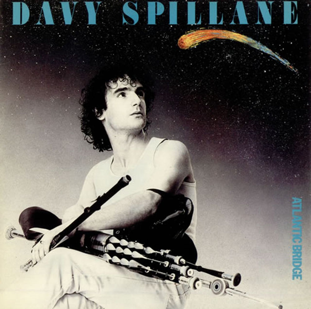 Davy Spillane Atlantic Bridge Irish vinyl LP album (LP record) TARA3019