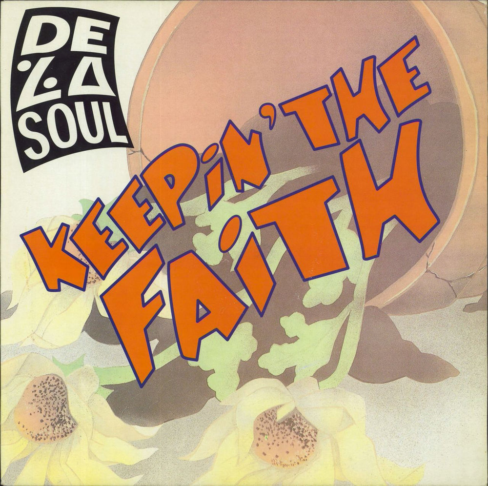 De La Soul Keepin' The Faith UK 12" vinyl single (12 inch record / Maxi-single) BLRT64