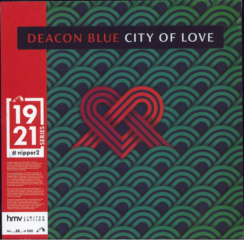 Deacon Blue City Of Love UK picture disc LP (vinyl picture disc album) 0214731EMU