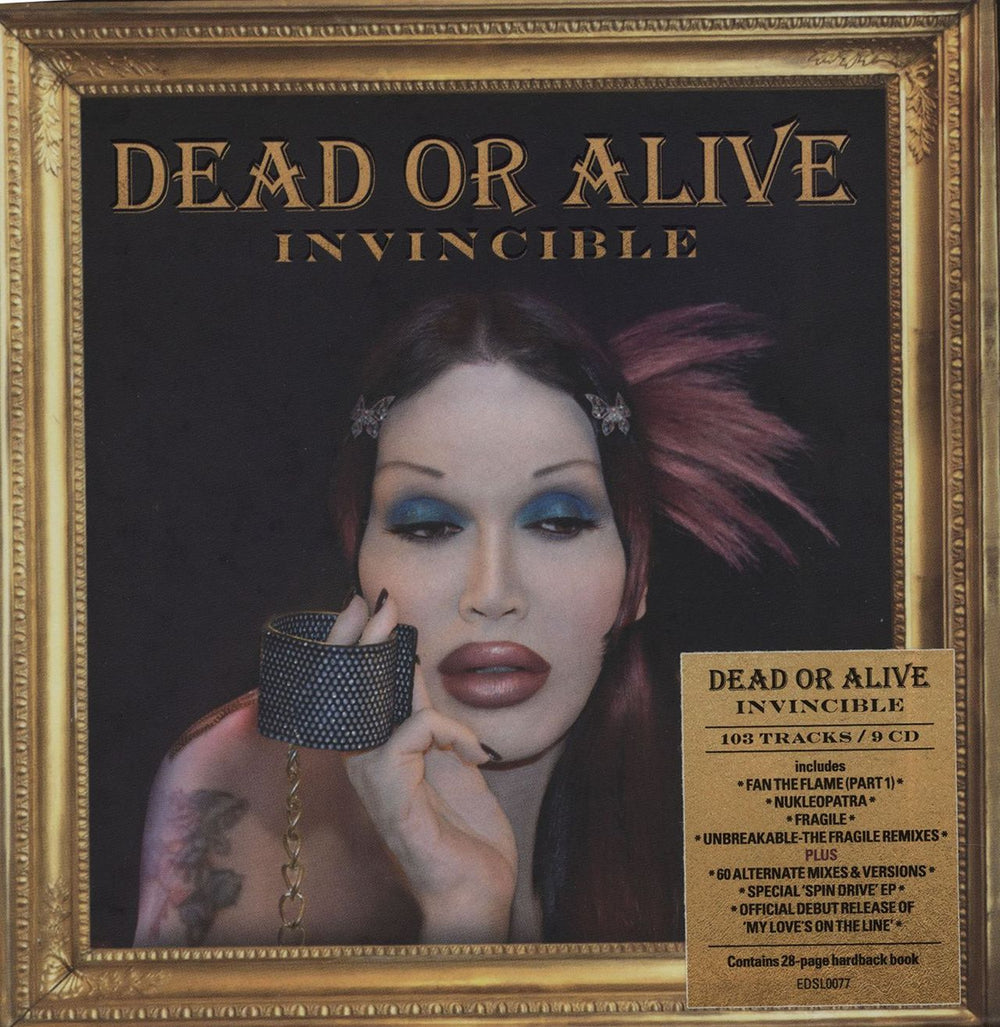 Dead Or Alive Invincible UK CD Album Box Set EDSL0077