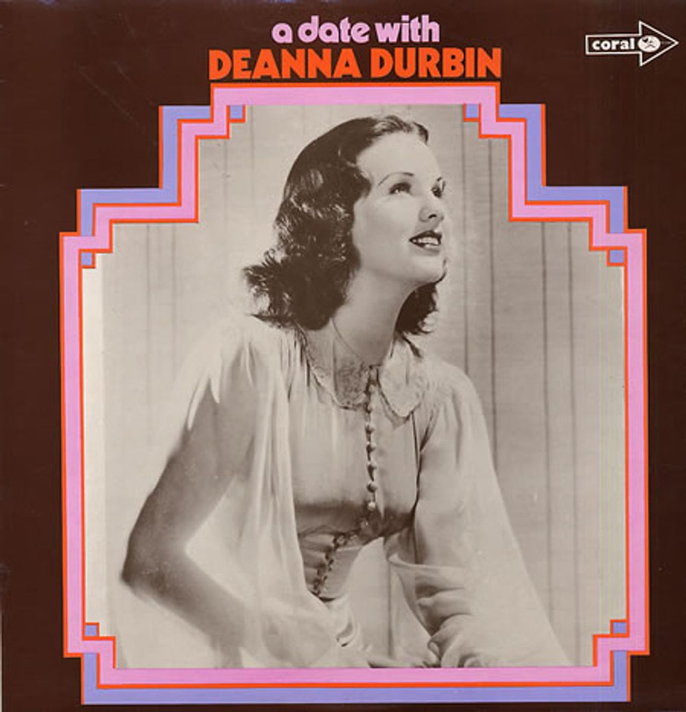 Deanna Durbin A Date With Deanna Durbin UK vinyl LP album (LP record) CP64