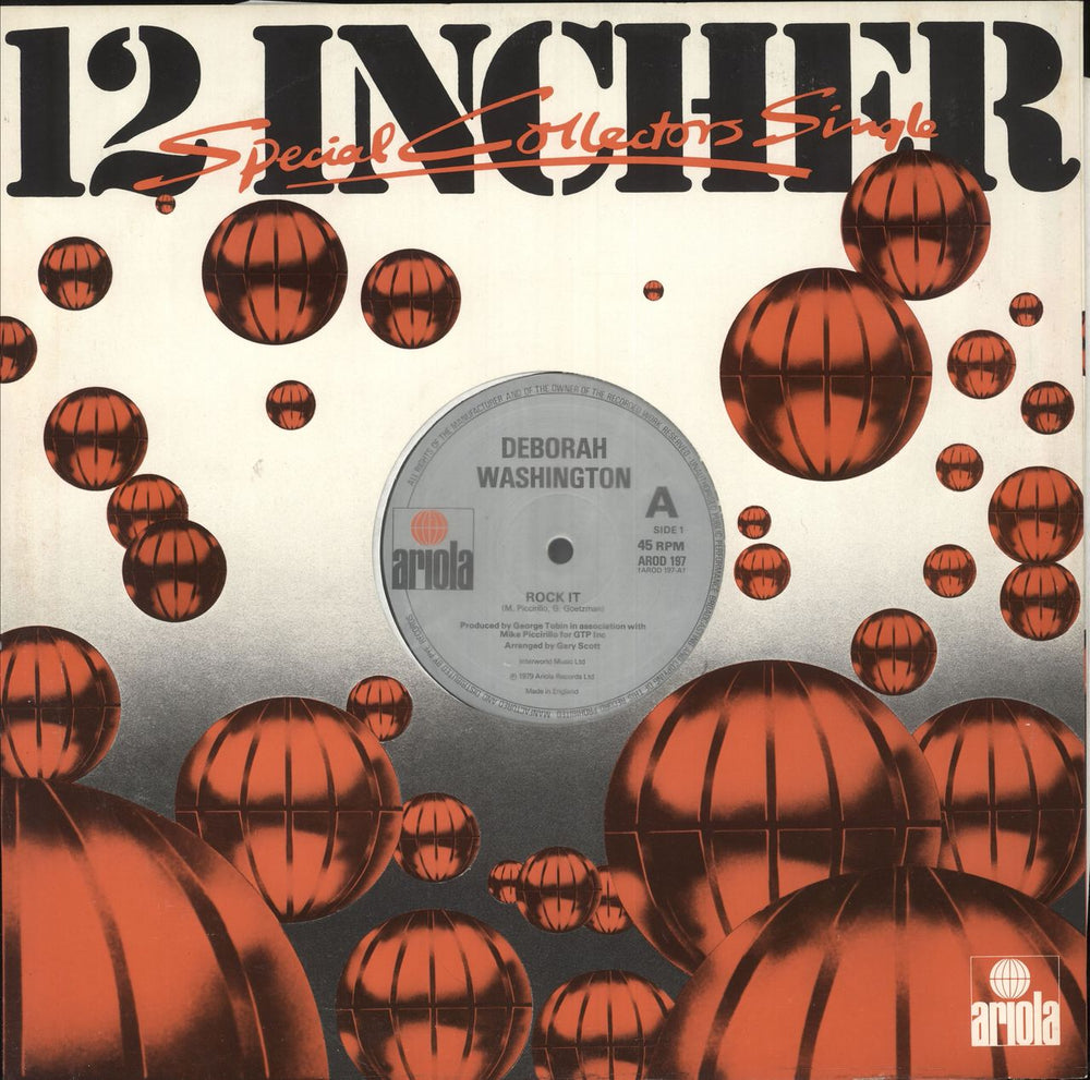 Deborah Washington Rock It UK 12" vinyl single (12 inch record / Maxi-single) AROD197