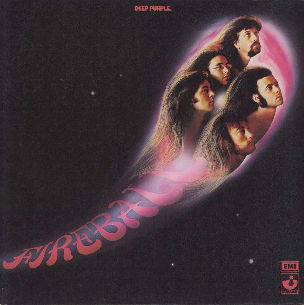 Deep Purple Fireball - 1st - VG UK vinyl LP album (LP record) SHVL793