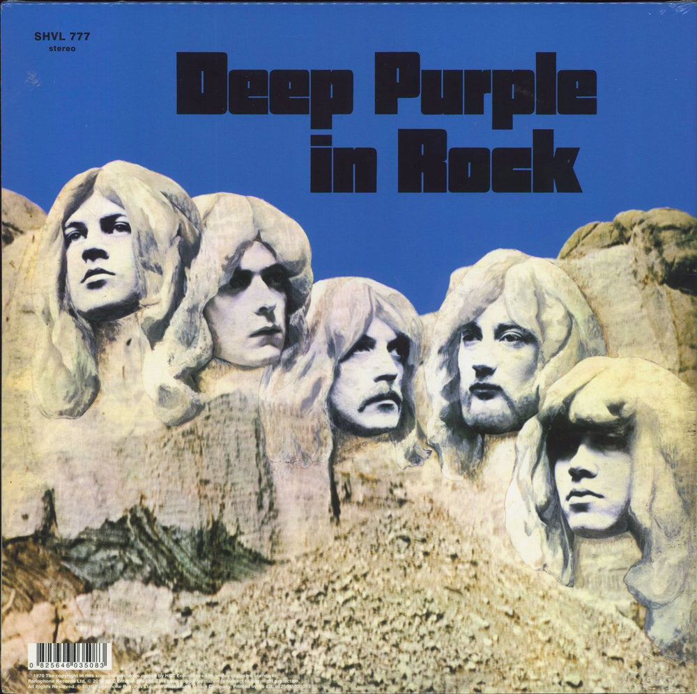 Deep Purple In Rock - 180gm - Sealed UK vinyl LP album (LP record) 825646035083