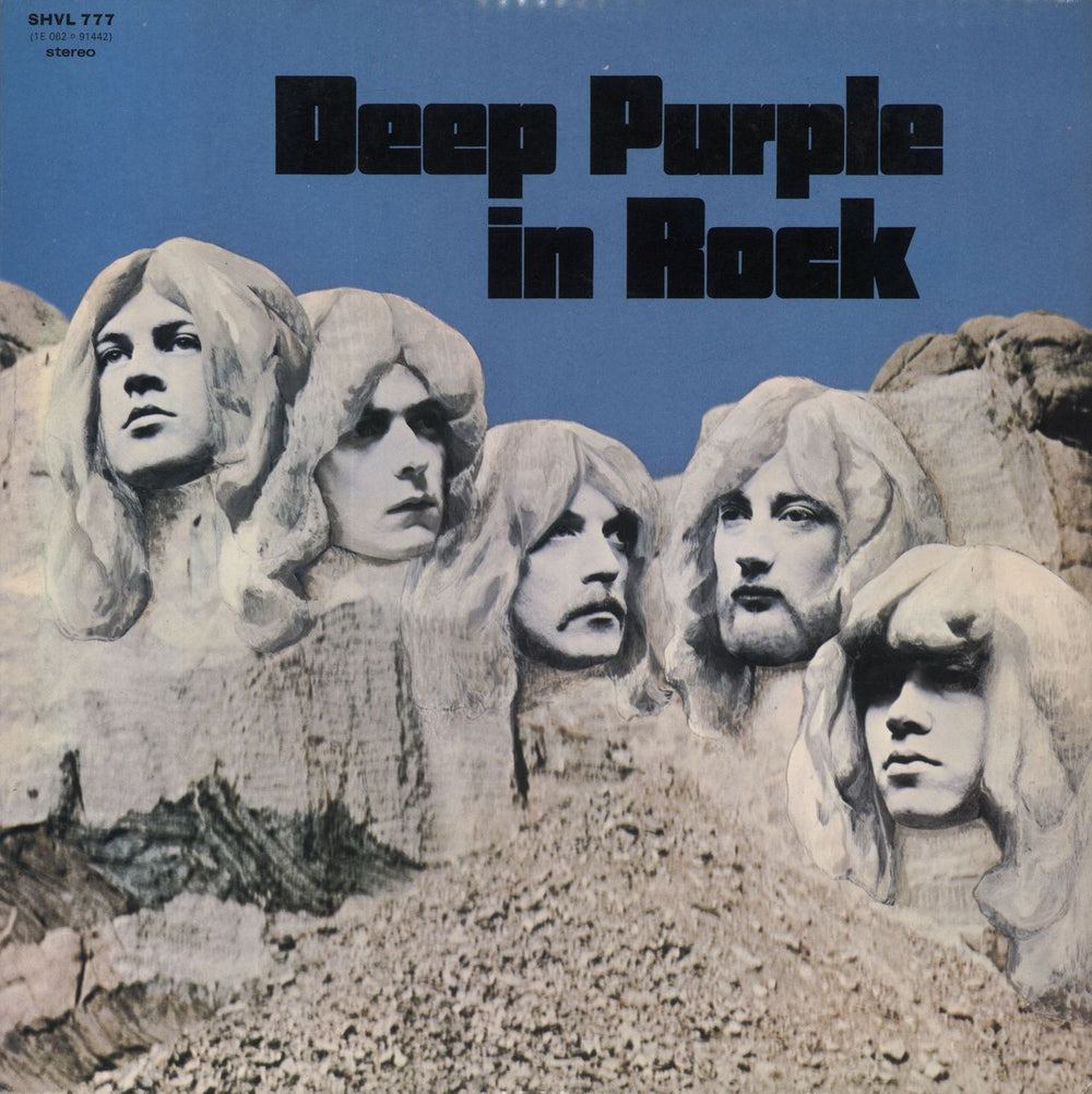 Deep Purple In Rock - 1st - VG UK vinyl LP album (LP record)