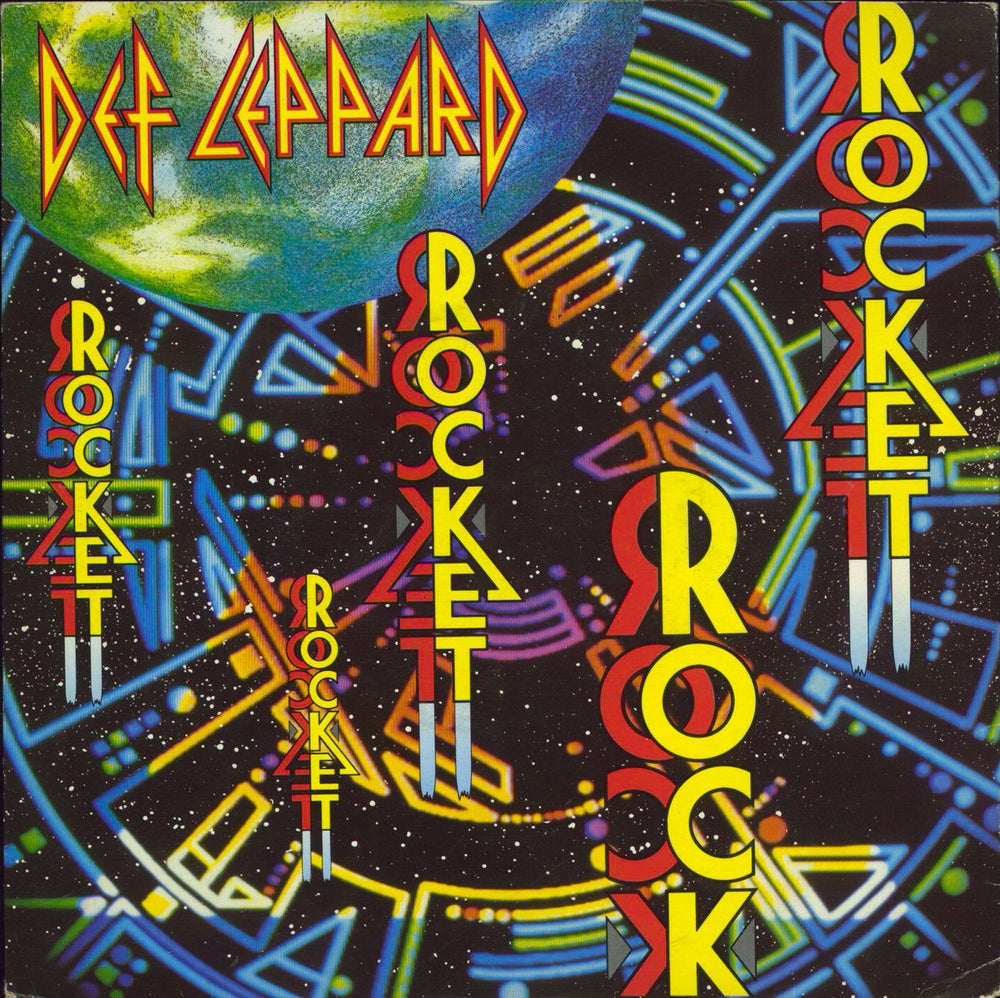 Def Leppard Rocket - Injection UK 7" vinyl single (7 inch record / 45) LEP6