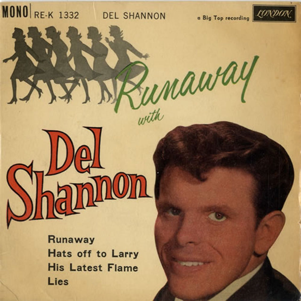 Del Shannon Runaway With Del Shannon UK 7" vinyl single (7 inch record / 45) RE-K1332