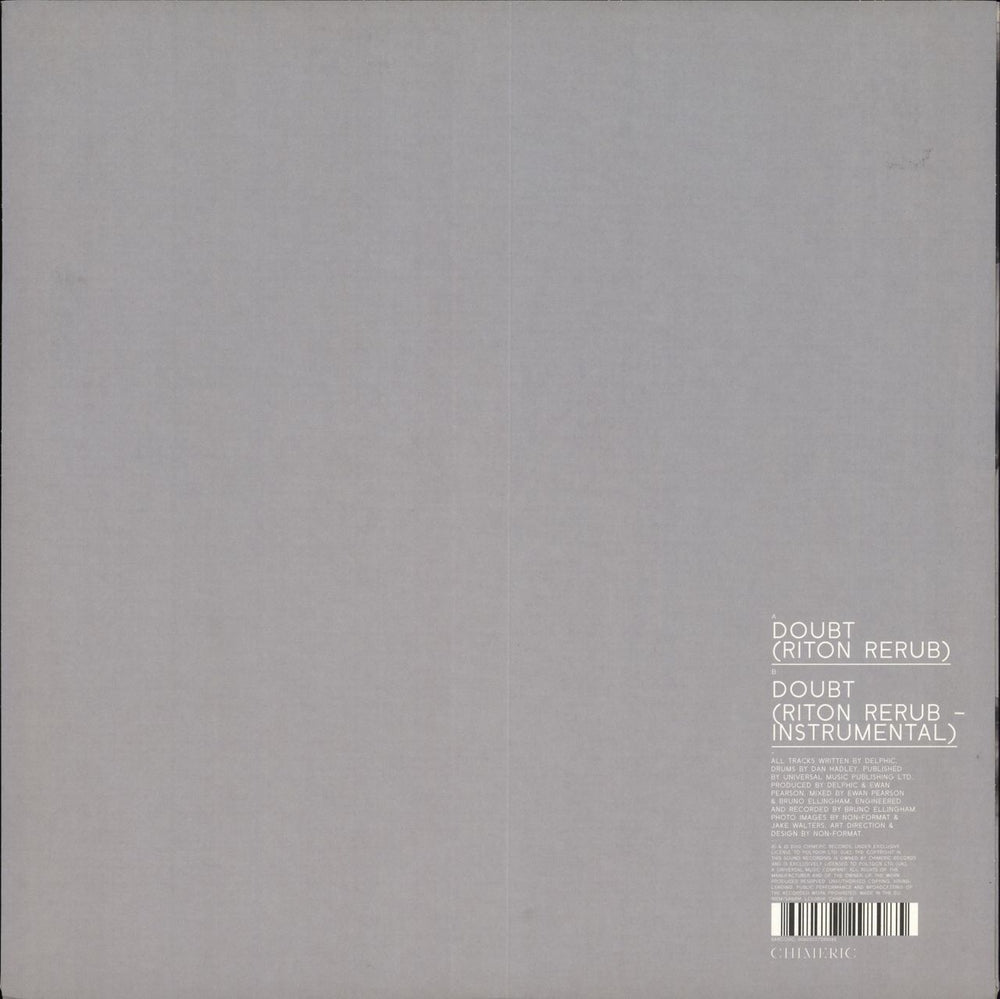 Delphic Doubt UK 12" vinyl single (12 inch record / Maxi-single) HI612DO709027