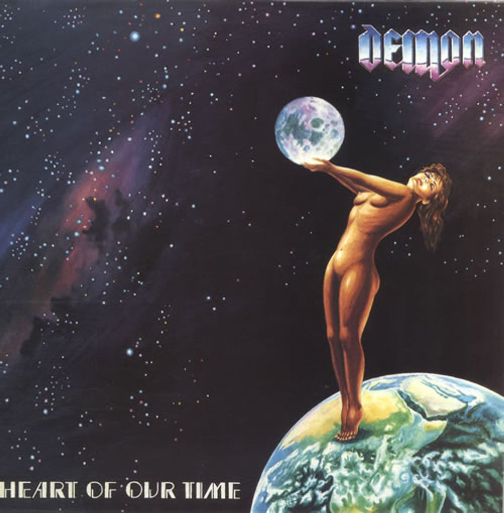 Demon (Rock) Heart Of Our Time UK vinyl LP album (LP record) CLAYLP18