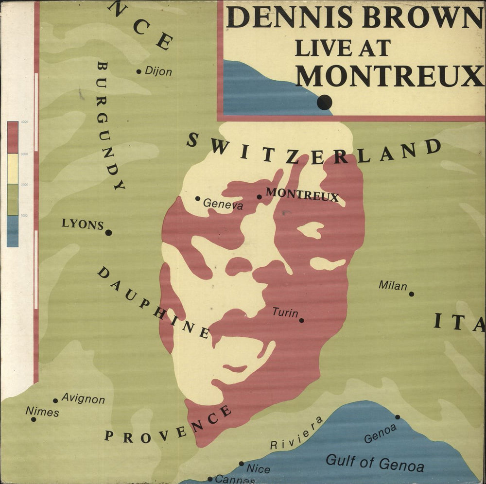 Dennis Brown Live At Montreux UK vinyl LP album (LP record) LASL5