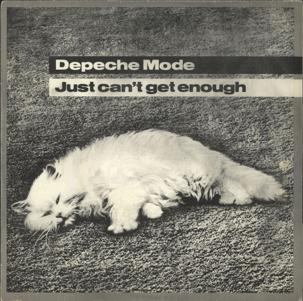 Depeche Mode Just Can't Get Enough - Solid UK 7" vinyl single (7 inch record / 45) 7MUTE016