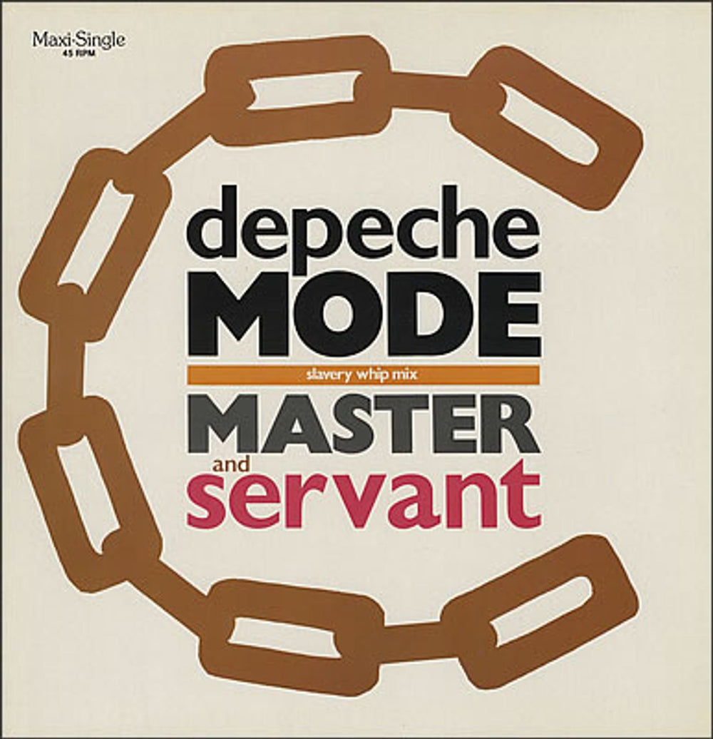 Depeche Mode Master And Servant - Slavery Whip Mix German 12" vinyl single (12 inch record / Maxi-single) INT126.824