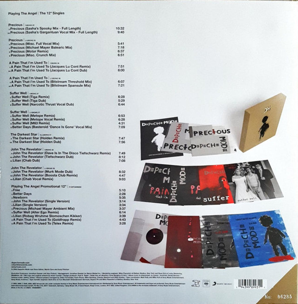 Depeche Mode Playing The Angel | The 12" Singles - 10 x 12" Deluxe Edition - Sealed UK Vinyl Box Set 194399899311