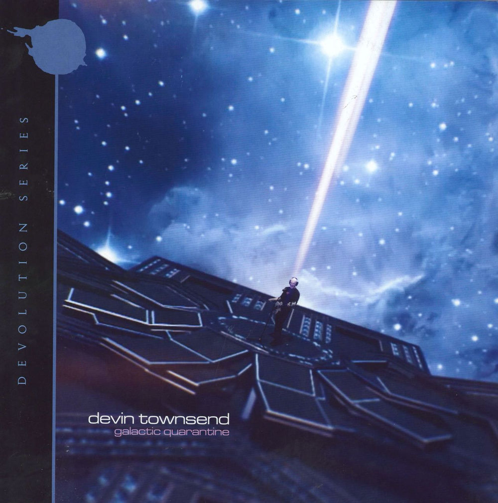 Devin Townsend Galactic Quarantine - Light Blue Vinyl + CD UK 2-LP vinyl record set (Double LP Album) IOM588