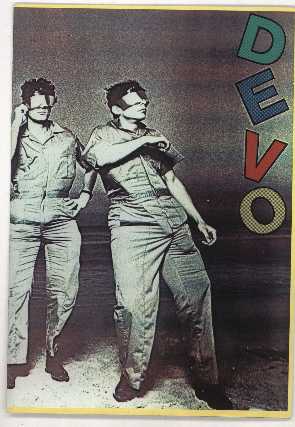 Devo Devo UK tour programme TOUR PROGRAMME