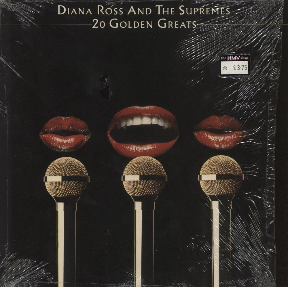 Diana Ross & The Supremes 20 Golden Greats - shrink UK vinyl LP album (LP record) EMTV5