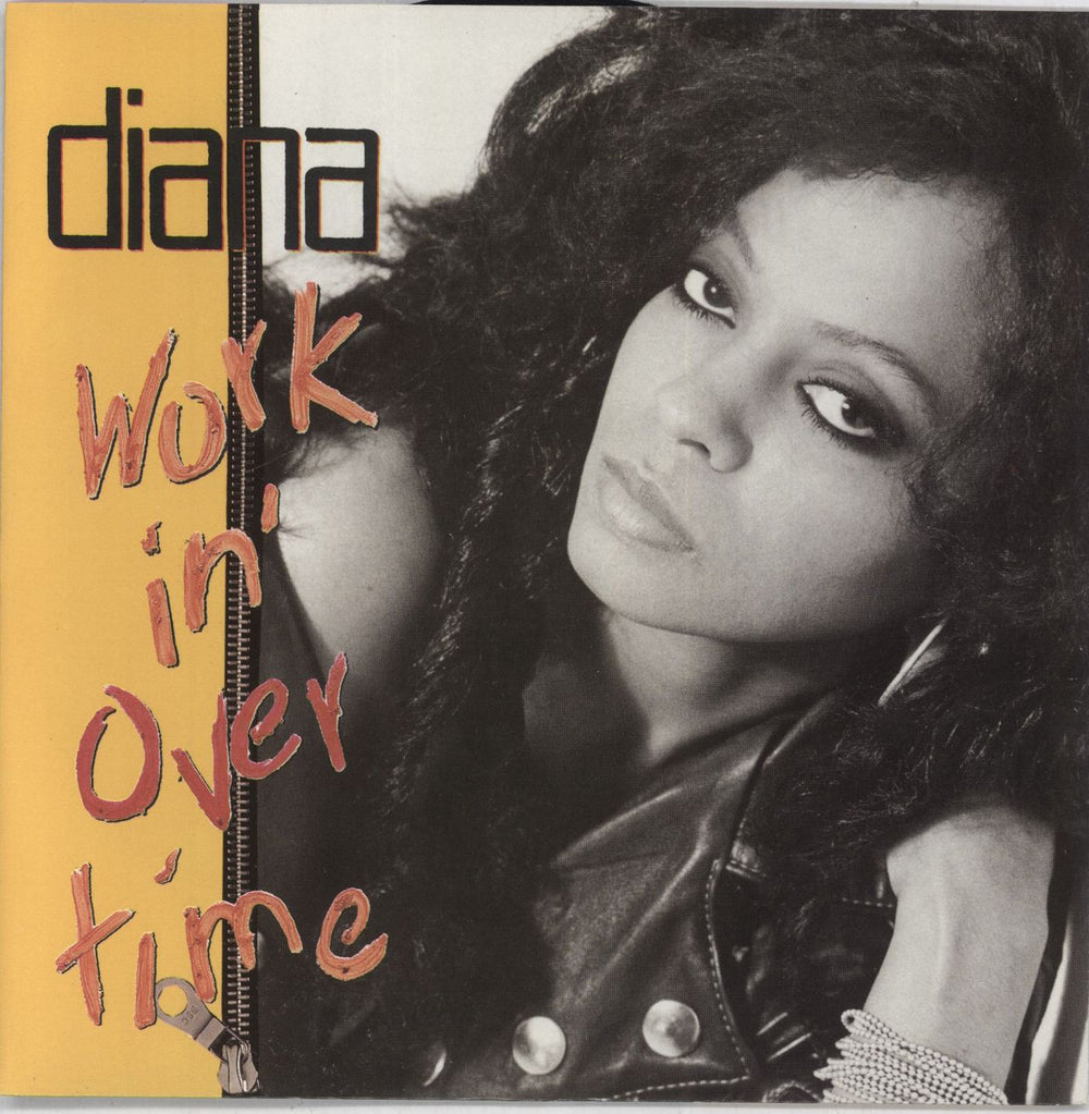 Diana Ross Workin' Overtime UK 7" vinyl single (7 inch record / 45) EM91