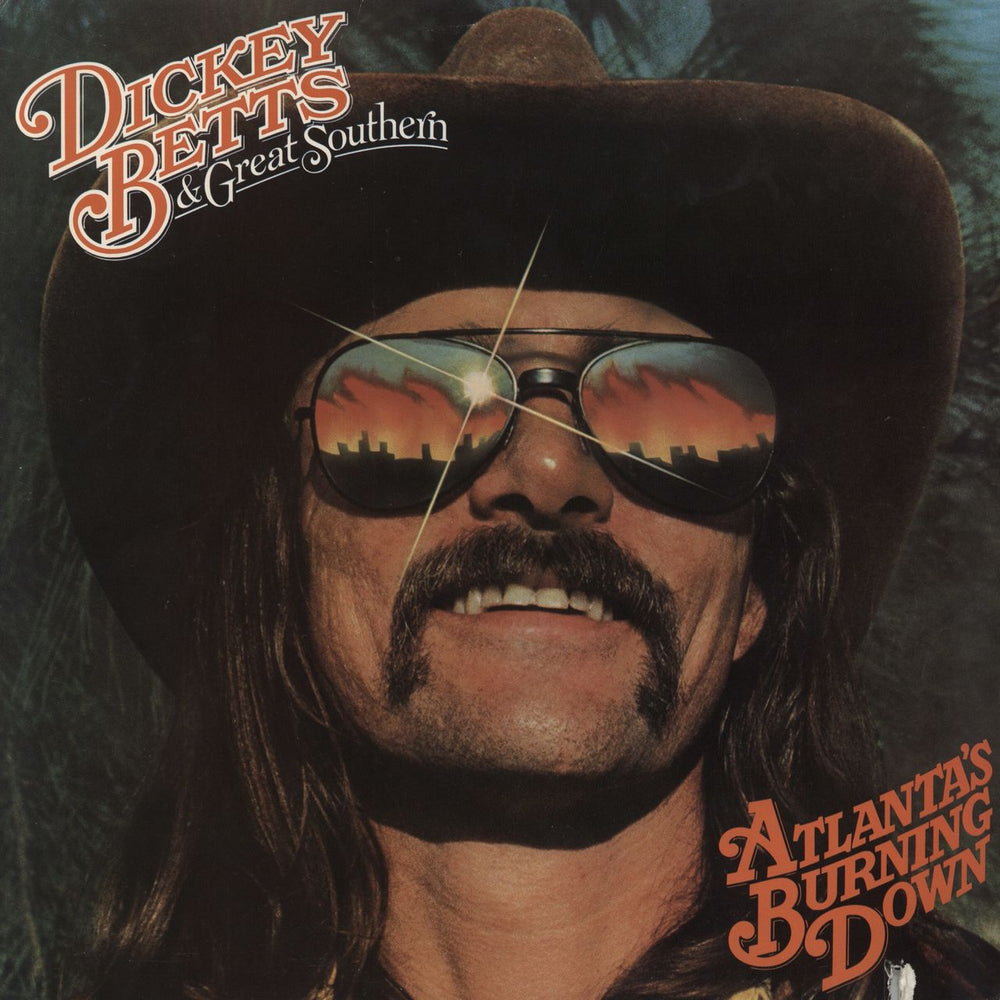 Dickey Betts Atlanta's Burning Down US vinyl LP album (LP record) AB4168