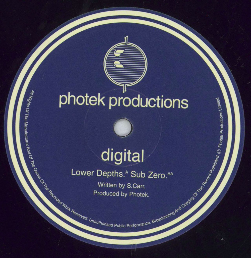 Digital Lower Depths / Sub Zero UK 12" vinyl single (12 inch record / Maxi-single) D7Y12LO827343