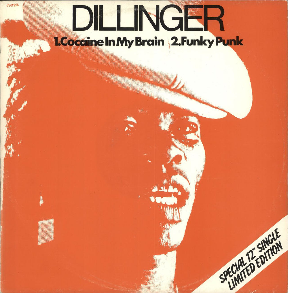 Dillinger Cocaine In My Brain - White Vinyl UK 12" vinyl single (12 inch record / Maxi-single) JSD916