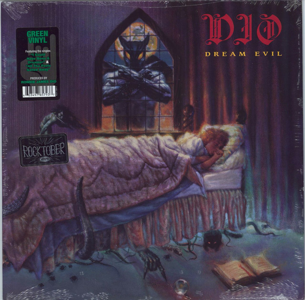 Dio Dream Evil - Green Vinyl US vinyl LP album (LP record) R126212