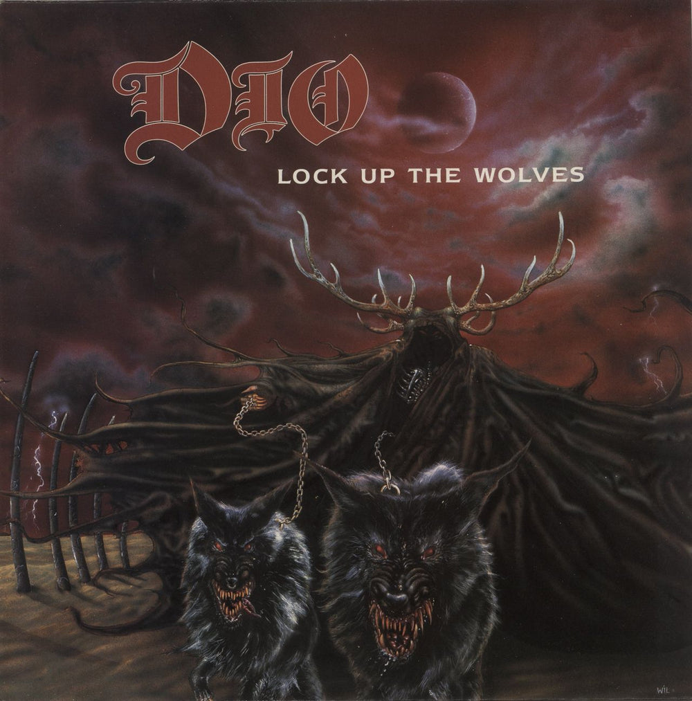 Dio Lock Up The Wolves - EX UK vinyl LP album (LP record) 846033-1