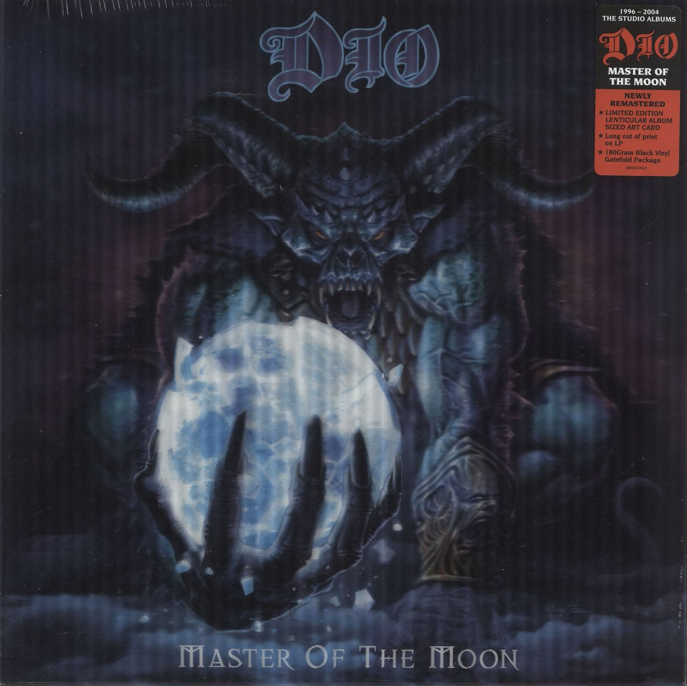 Dio Master On The Moon - 180gram Vinyl + Lenticular - Sealed UK vinyl LP album (LP record) BMGCAT390LP