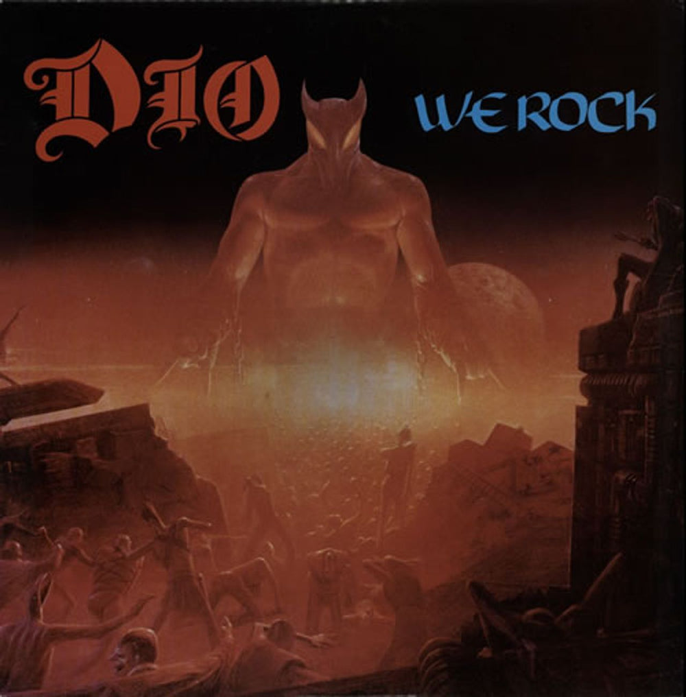 Dio We Rock UK 12" vinyl single (12 inch record / Maxi-single) DIO312